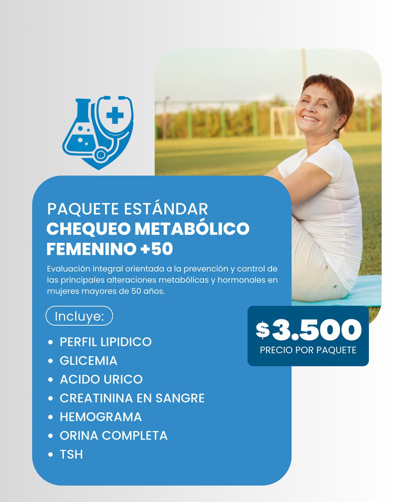 Paquete Estándar Femenino +50